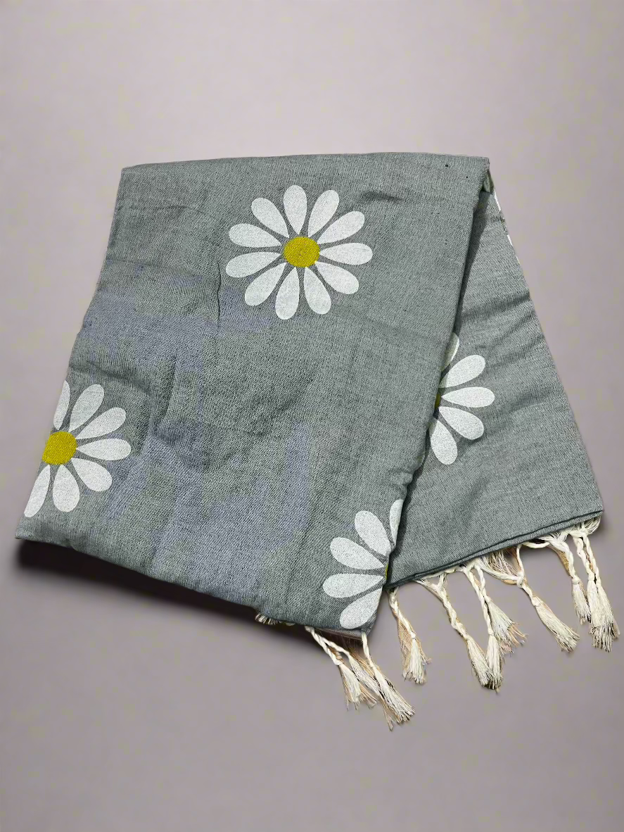 Cotton Sunflower Saree