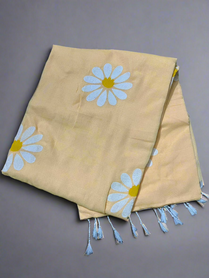 Cotton Sunflower Saree