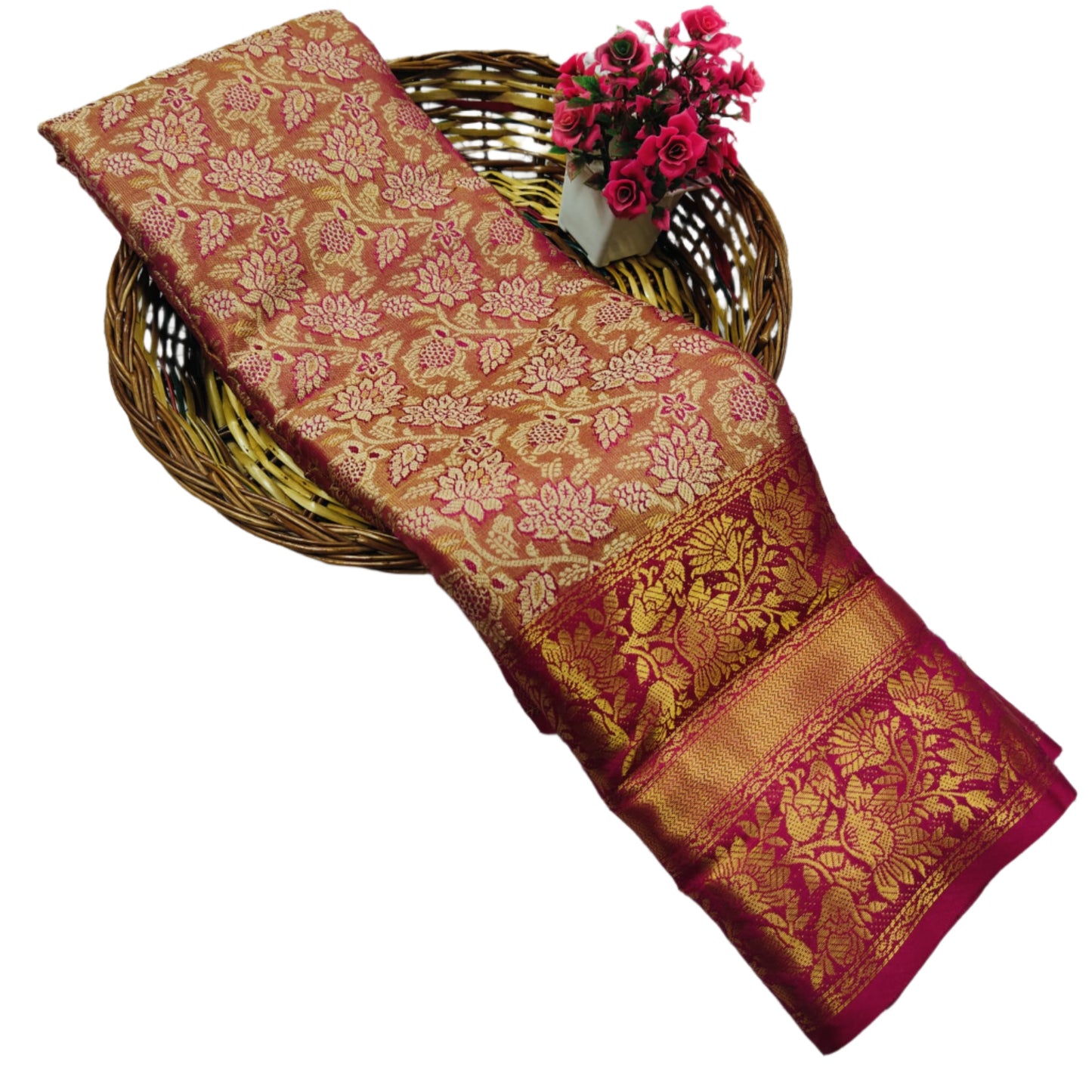 One Gram Gold Saree