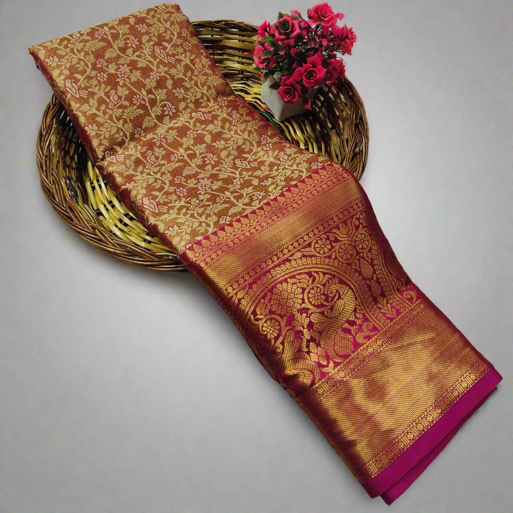 One Gram Gold Saree