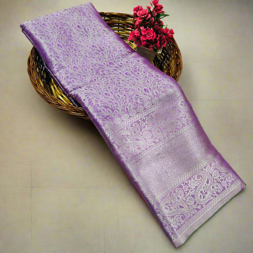 One Gram Silver Saree