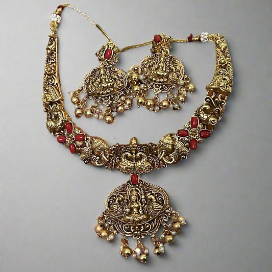 Antique Temple Jewellery Set