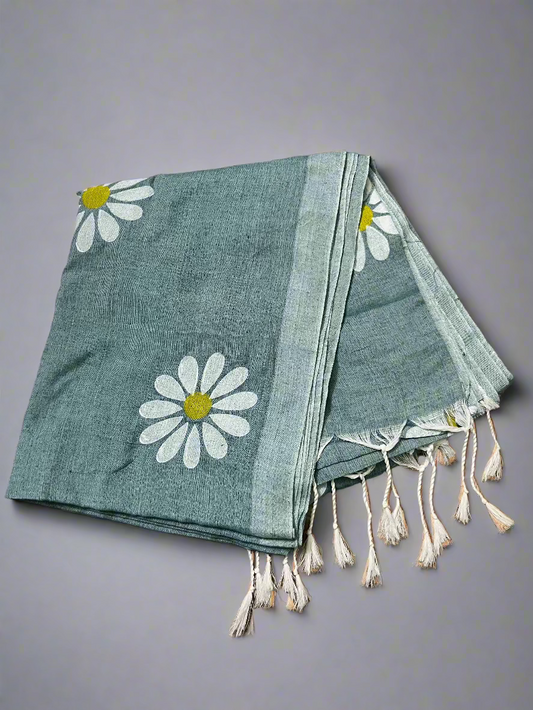 Cotton Sunflower Saree