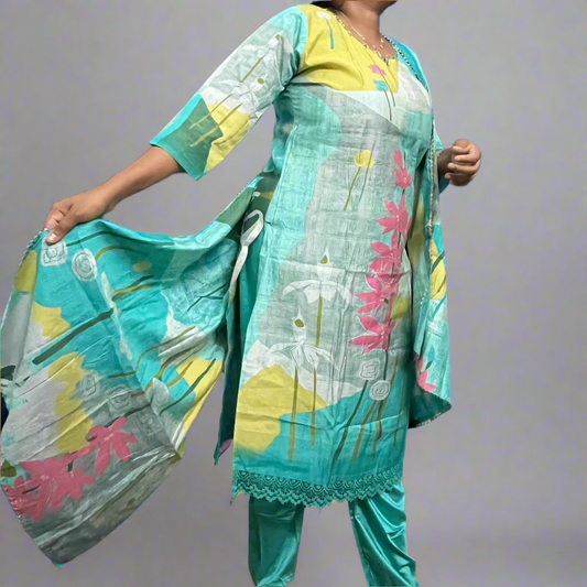 Set Kurti with Dhupatta