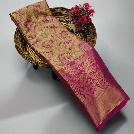One Gram Gold Saree