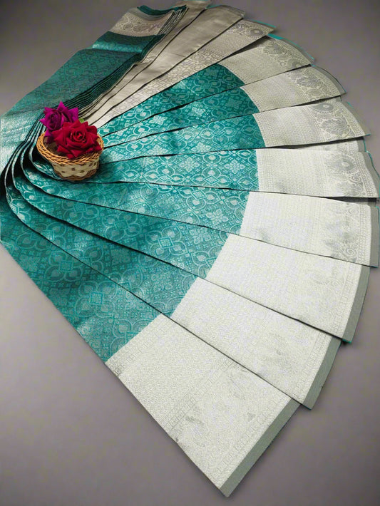 Silver Kubera Pattu