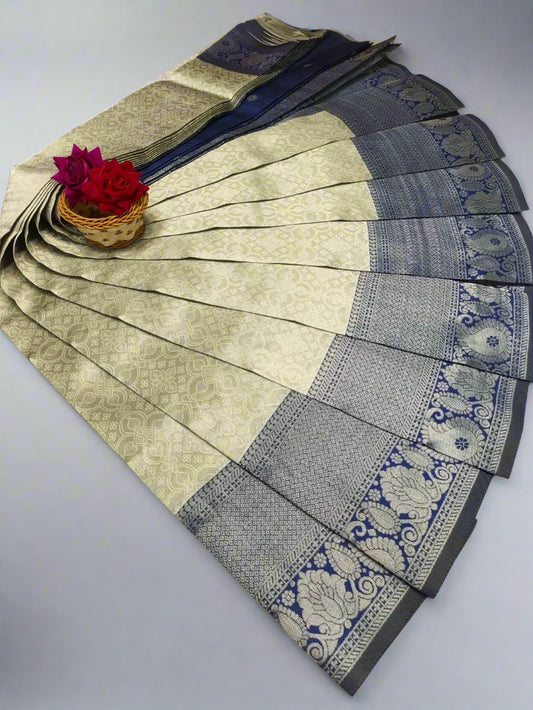 Silver Kubera Pattu