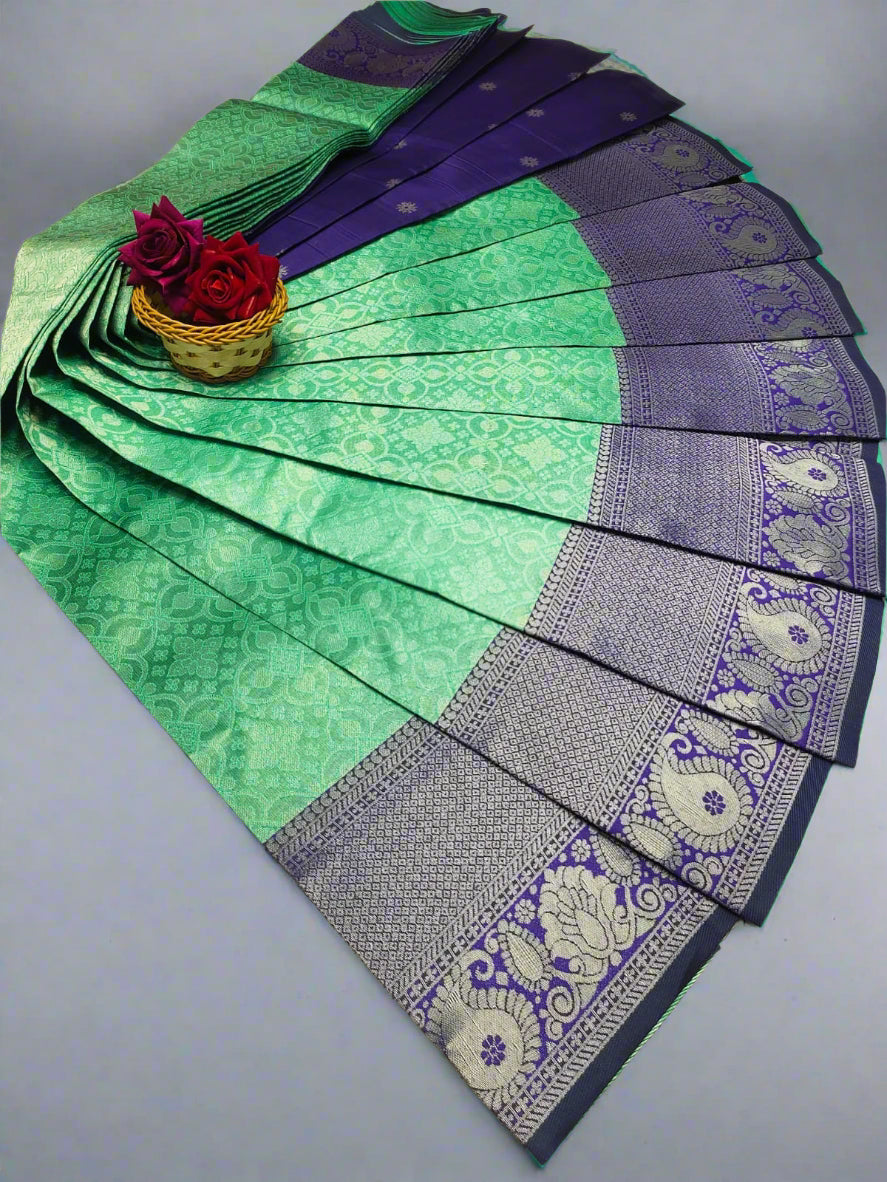 Silver Kubera Pattu