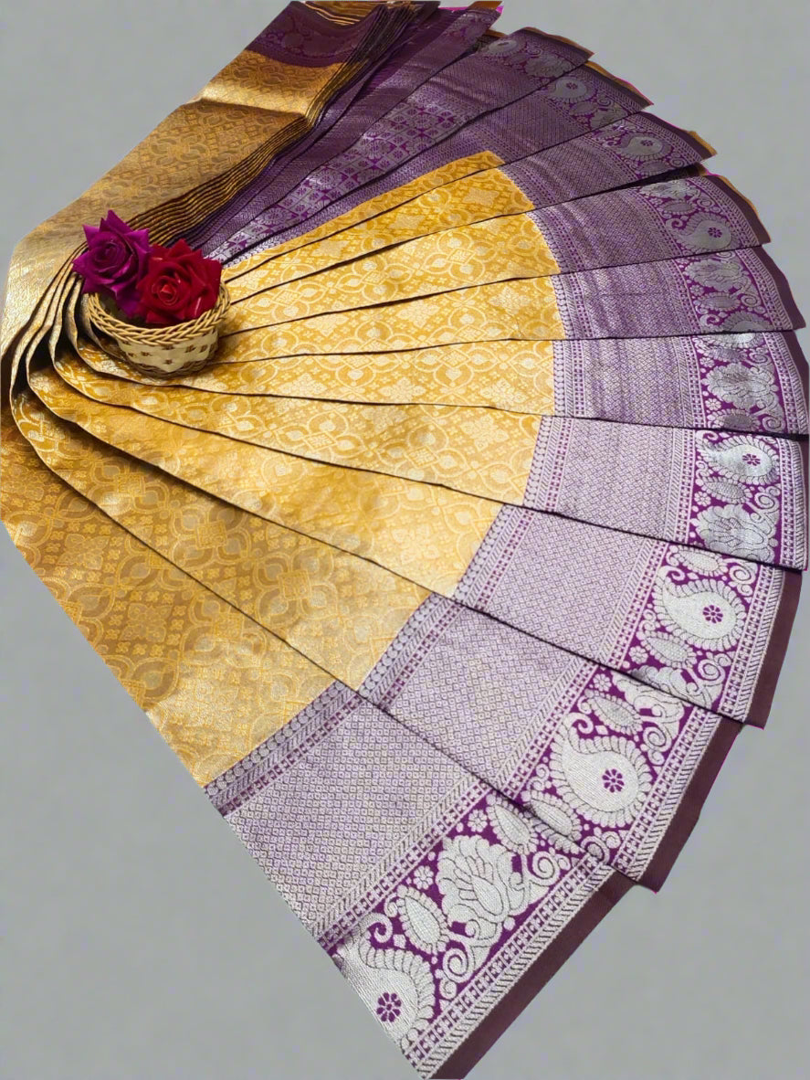 Silver Kubera Pattu