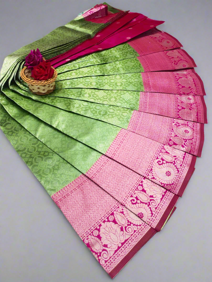 Silver Kubera Pattu