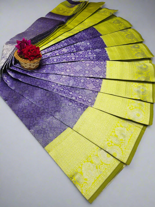 Silver Kubera Pattu
