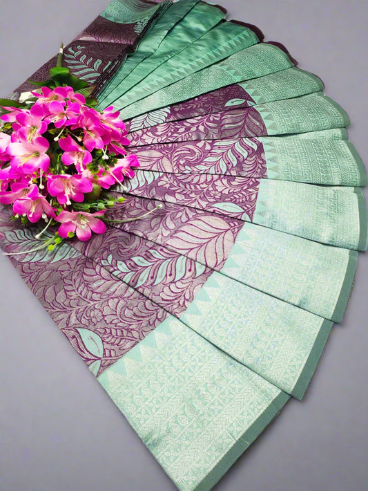 Silver Kubera Pattu