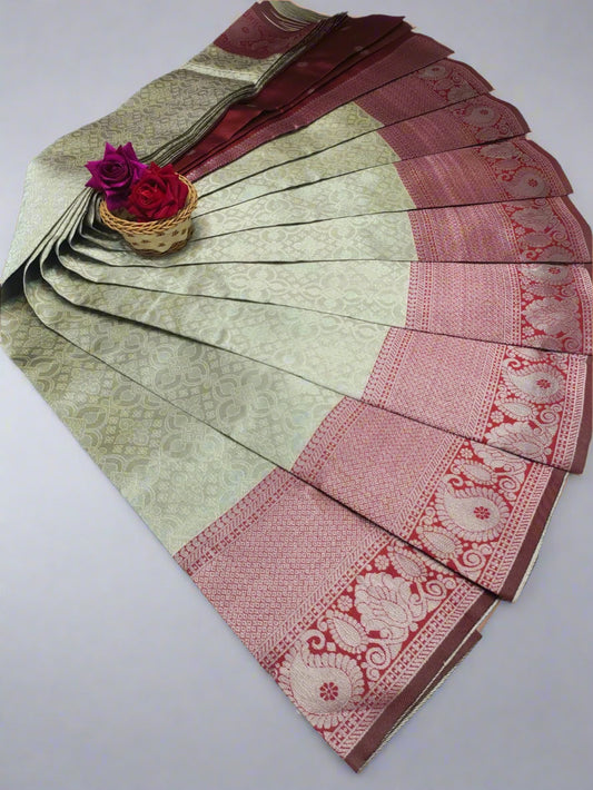 Silver Kubera Pattu
